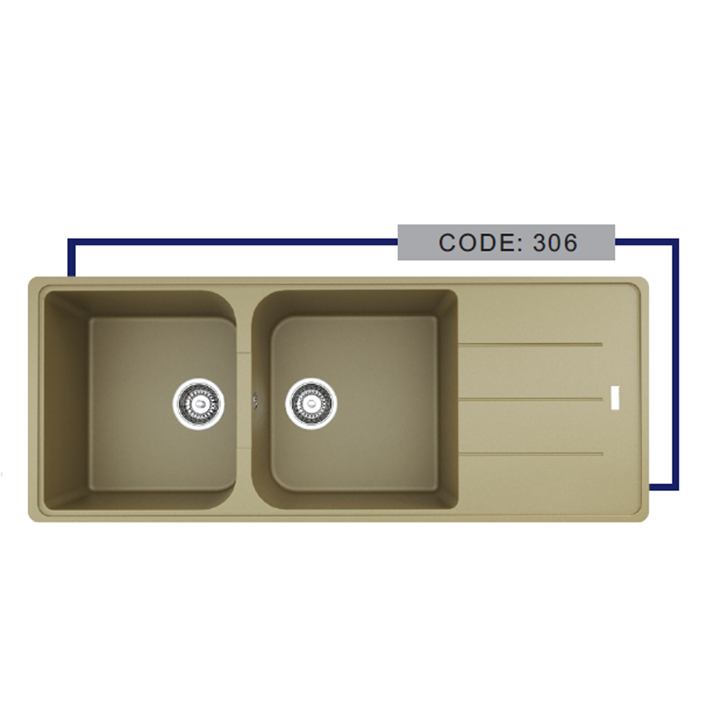 سینک ظرفشویی دراکو مدل 306 الگانت