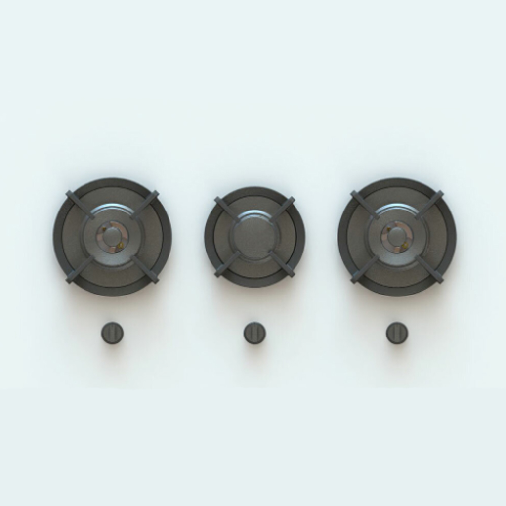 گاز رومیزی 3 شعله کن مدل اینفرنو INFERNO