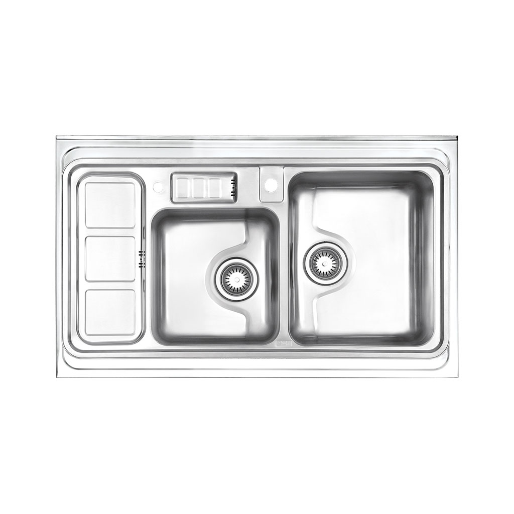 سینک استیل البرز کد 813 روکار