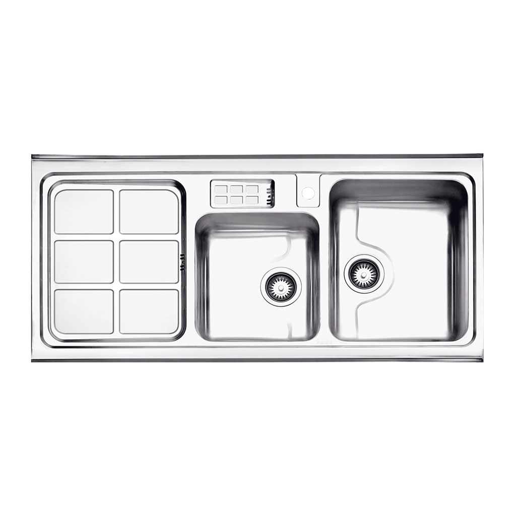 سینک استیل البرز  کد 815 روکار