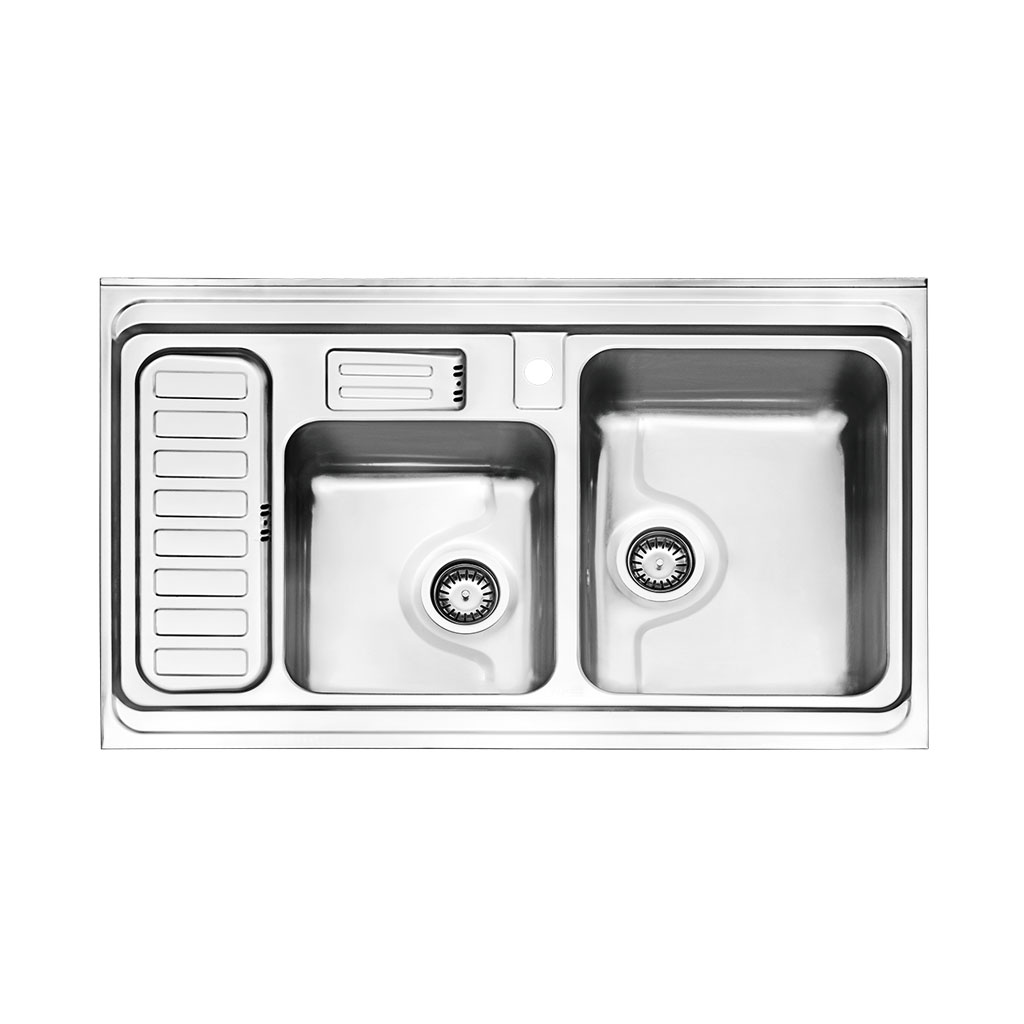 سینک استیل البرز کد 812 روکار