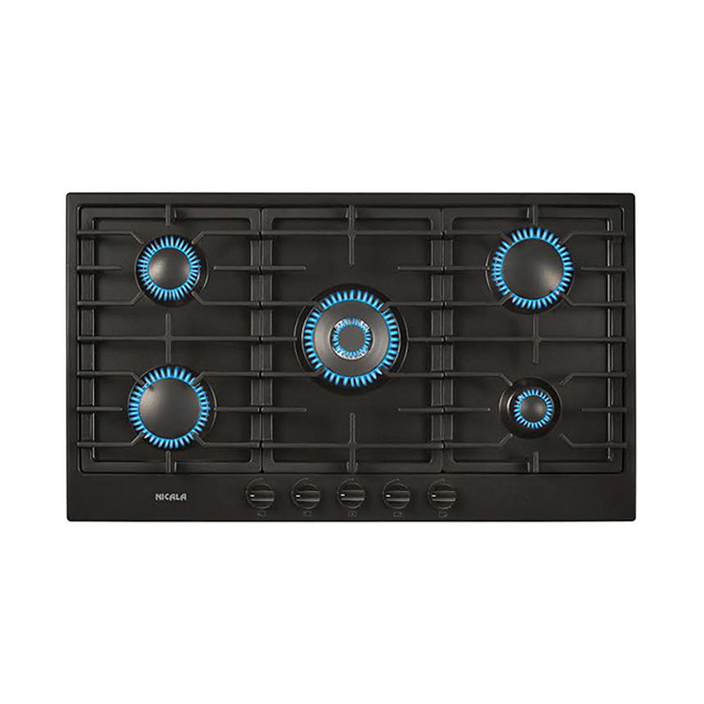 اجاق گاز لعابی مشکی مات نیک کالا مدل EGH-202MB