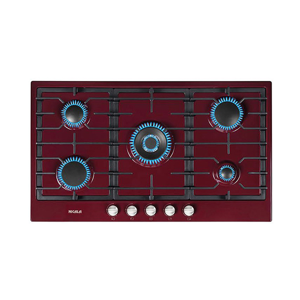اجاق گاز لعابی زرشکی نیک کالا مدل EGH-202CR